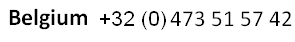 Tel +32 (0)479 877 864